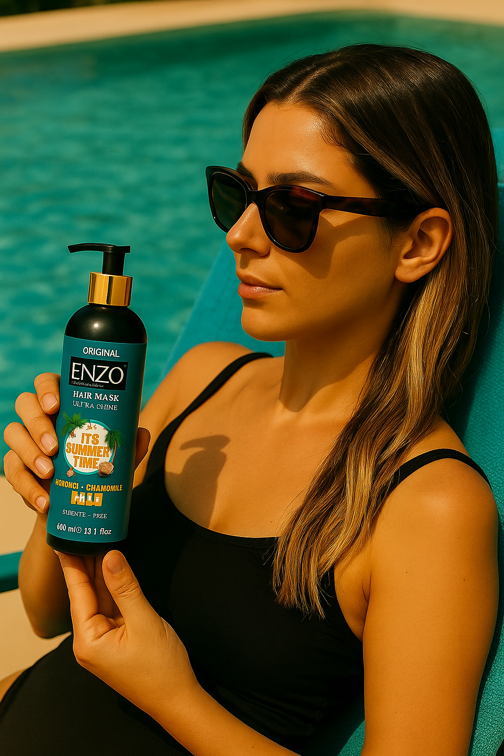 Hair mask summer time